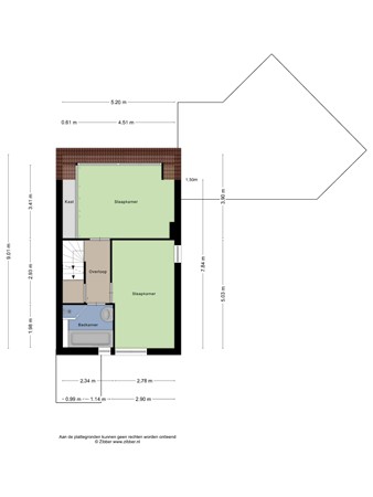 Plattegrond - Kamp 16 11, 8225 DL Lelystad - 174465289_1558666_kamp_eerste_verdiepi_first_design_20250701_137a40.jpg