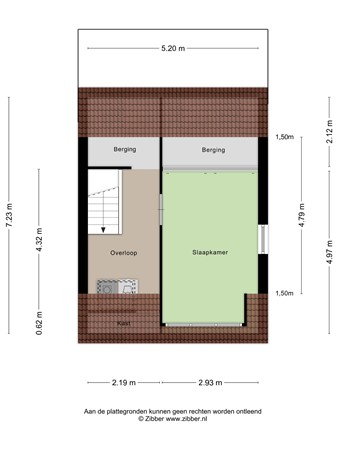 Plattegrond - Kamp 16 11, 8225 DL Lelystad - 174465289_1558666_kamp_tweede_verdiepi_first_design_20250701_eecef5.jpg