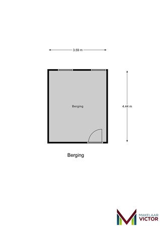 Floorplan - Populierenlaan 111, 9741 HC Groningen