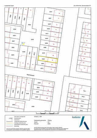 Plattegrond - Renesselaan 87, 5035 BC Tilburg 