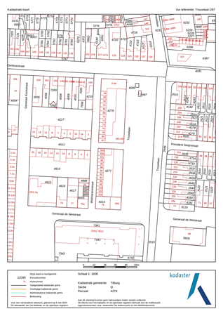 Plattegrond - Trouwlaan 267, 5021 WK Tilburg 