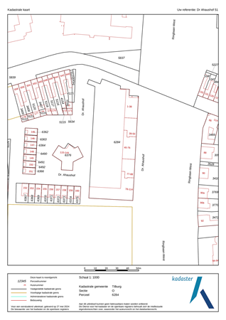 Plattegrond - Dr. Ahaushof 51, 5042 EL Tilburg 