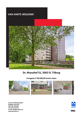 Brochure -  - Dr. Ahaushof 51, 5042 EL Tilburg