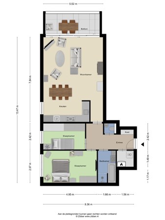 Plattegrond - Dr. Ahaushof 51, 5042 EL Tilburg 