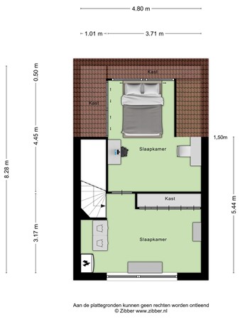 Plattegrond - Kapelaan Sleegersstraat 31, 5063 CN Oisterwijk 