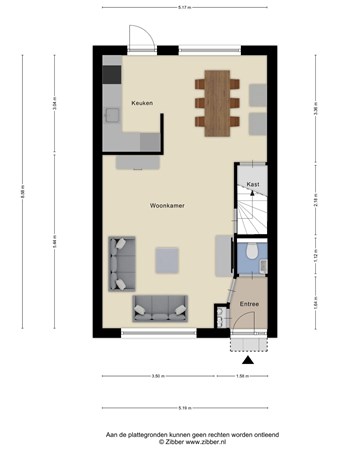 Plattegrond - Dudokhof 2, 5041 EW Tilburg 