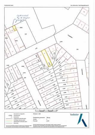 Plattegrond - Nachtegaalstraat 6, 5022 AK Tilburg 