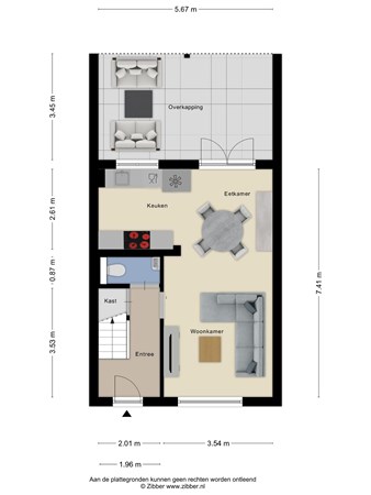 Plattegrond - Textielplein 91, 5046 RL Tilburg 