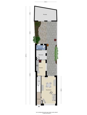 Plattegrond - Vendeliersstraat 91, 5021 HR Tilburg 