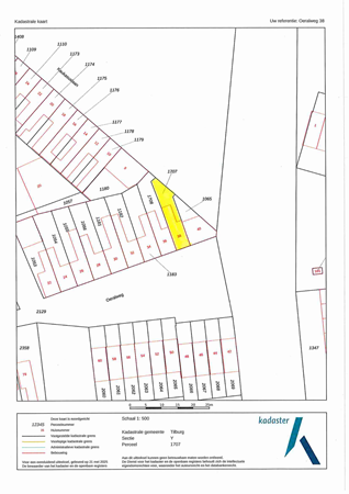 Plattegrond - Oeralweg 38, 5022 GS Tilburg 