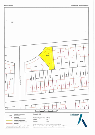 Plattegrond - Milheezestraat 26, 5045 EA Tilburg 