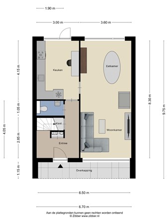 Plattegrond - Vincent van Goghlaan 4, 5056 CT Berkel-Enschot 
