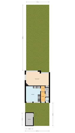 Plattegrond - Elandsgang 1, 5042 LP Tilburg 