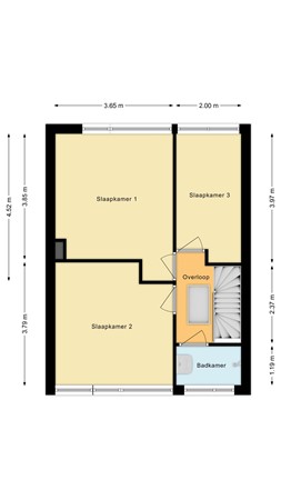 Plattegrond - Elandsgang 1, 5042 LP Tilburg 