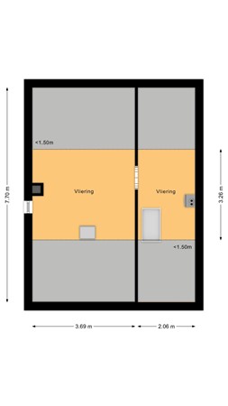 Plattegrond - Elandsgang 1, 5042 LP Tilburg 