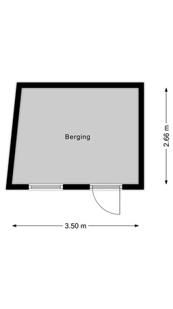 Plattegrond - Hoefstraat 29, 5046 BA Tilburg 