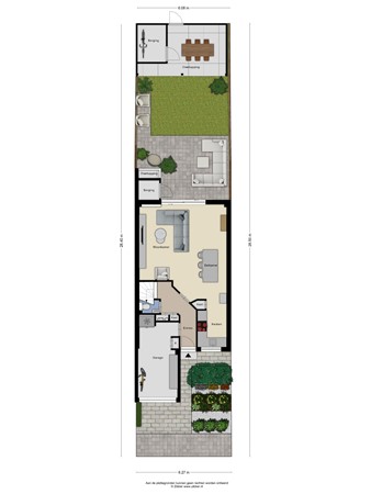 Plattegrond - Hontenissestraat 13, 5045 CA Tilburg 
