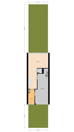 Plattegrond - Mozartlaan 222, 5011 SV Tilburg 