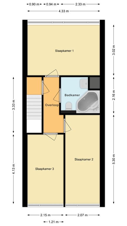 mediumsize floorplan
