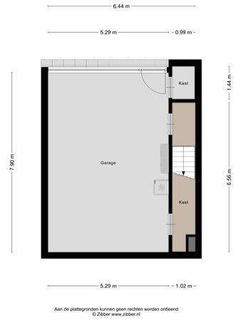 Plattegrond - Fraterstuin 11, 5051 RE Goirle 