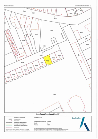 Plattegrond - Fraterstuin 11, 5051 RE Goirle 