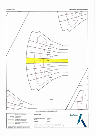 Plattegrond - Mostheuvelstraat 65, 5045 DP Tilburg 