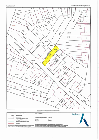 Plattegrond - Kardinaal Vaughanstraat 37, 5046 DP Tilburg 