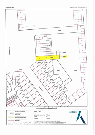 Plattegrond - Commelinplein 6, 5014 KN Tilburg 