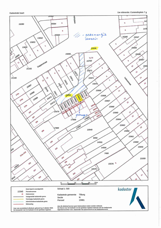 Plattegrond - Commelinplein 6, 5014 KN Tilburg 