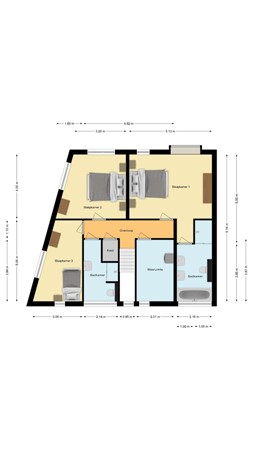 Plattegrond - Oeverzwaluw 13, 5052 HA Goirle 