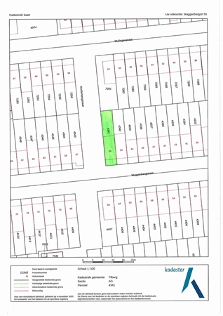 Plattegrond - Muggenbergstraat 55, 5045 DH Tilburg 
