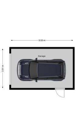Plattegrond - Muggenbergstraat 55, 5045 DH Tilburg 