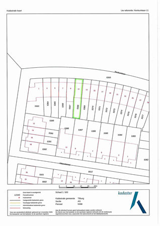 Plattegrond - Renkumlaan 11, 5035 EA Tilburg 