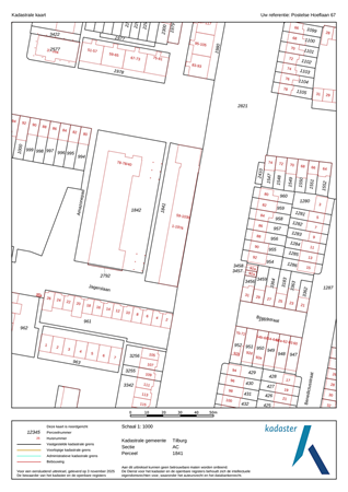 Plattegrond - Postelse Hoeflaan 67, 5042 KB Tilburg 