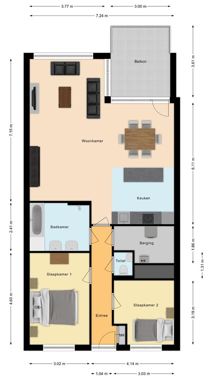 mediumsize floorplan