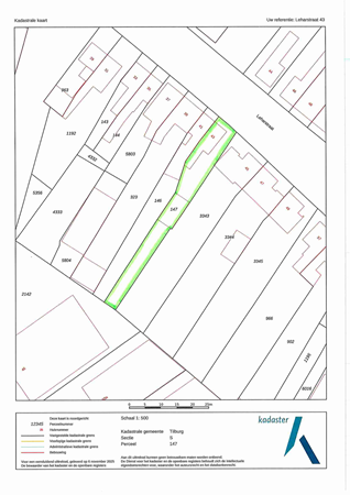 Plattegrond - Leharstraat 43, 5011 KA Tilburg 