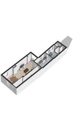 Plattegrond - Leharstraat 43, 5011 KA Tilburg 