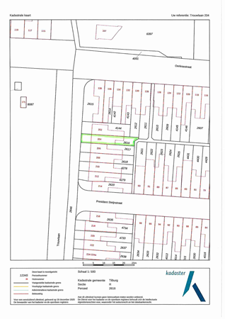 Plattegrond - Trouwlaan 204, 5021 WR Tilburg 