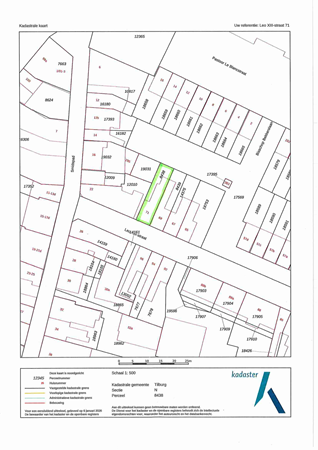 Plattegrond - Leo Xiii-Straat 71, 5046 KH Tilburg 