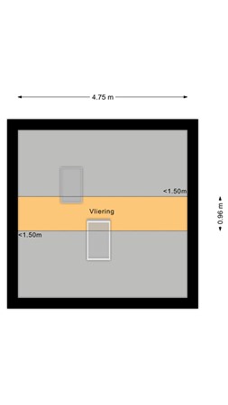 Plattegrond - Borneostraat 7, 5014 BM Tilburg 