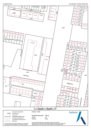 Plattegrond - Postelse Hoeflaan 59A, 5042 KB Tilburg 