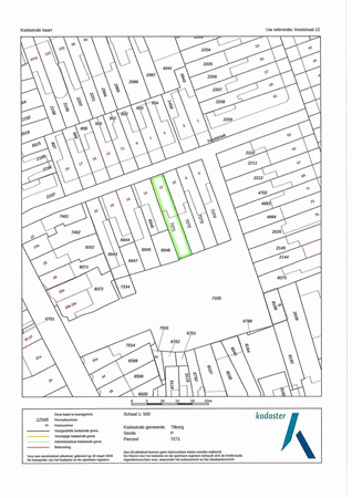 Plattegrond - Hooistraat 12, 5025 KE Tilburg 