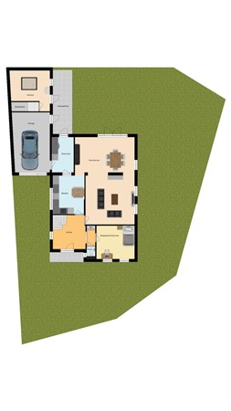 Plattegrond - Baronielaan 15, 5052 BX Goirle 
