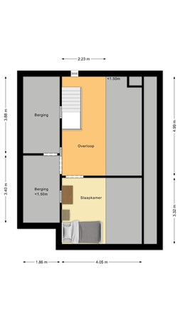 Plattegrond - Baronielaan 15, 5052 BX Goirle 