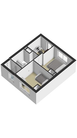 Plattegrond - Coba Pulskenslaan 9, 5025 WD Tilburg 