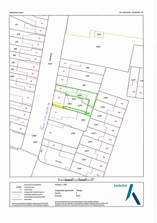 Plattegrond - Lijnsheike 18, 5011 LC Tilburg 