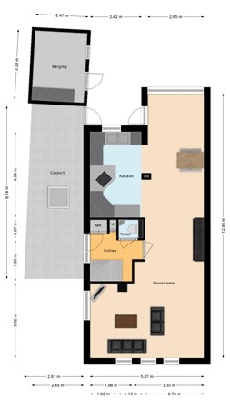 Plattegrond - Torenakker 27, 5056 LK Berkel-Enschot 