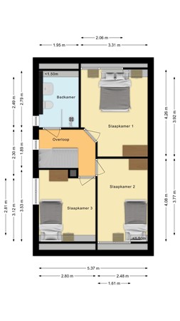 Plattegrond - Torenakker 27, 5056 LK Berkel-Enschot 
