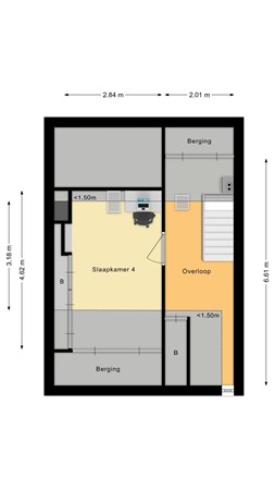 Plattegrond - Arent Van 'S Gravesandestraat 6, 5041 KB Tilburg 