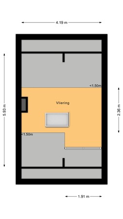 Plattegrond - Ratinéstraat 11, 5046 CN Tilburg 
